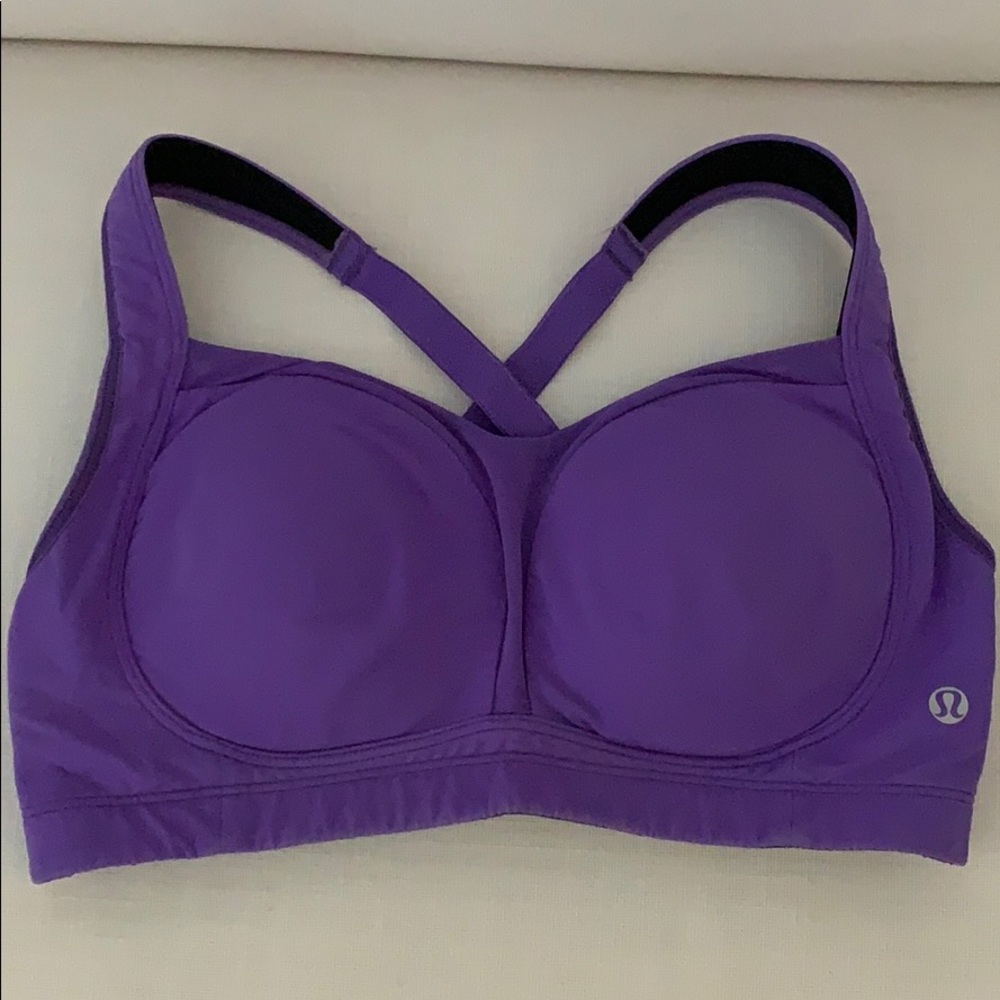 Lululemon tata tamer bra purple size 34DD
